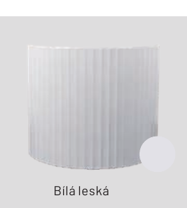 Originální ukázka glazury HOXTER R55 Keramika: bílá lesklá